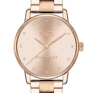 Coach Grand Ladies Analog Rose Gold-Tone Watch